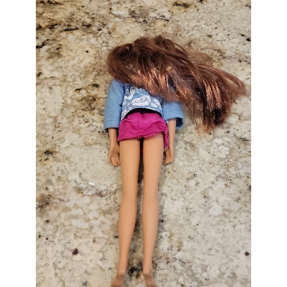 Vtg 1987 Hasbro Barbie Doll Bendable Legs Red Hair Brown Eyes China